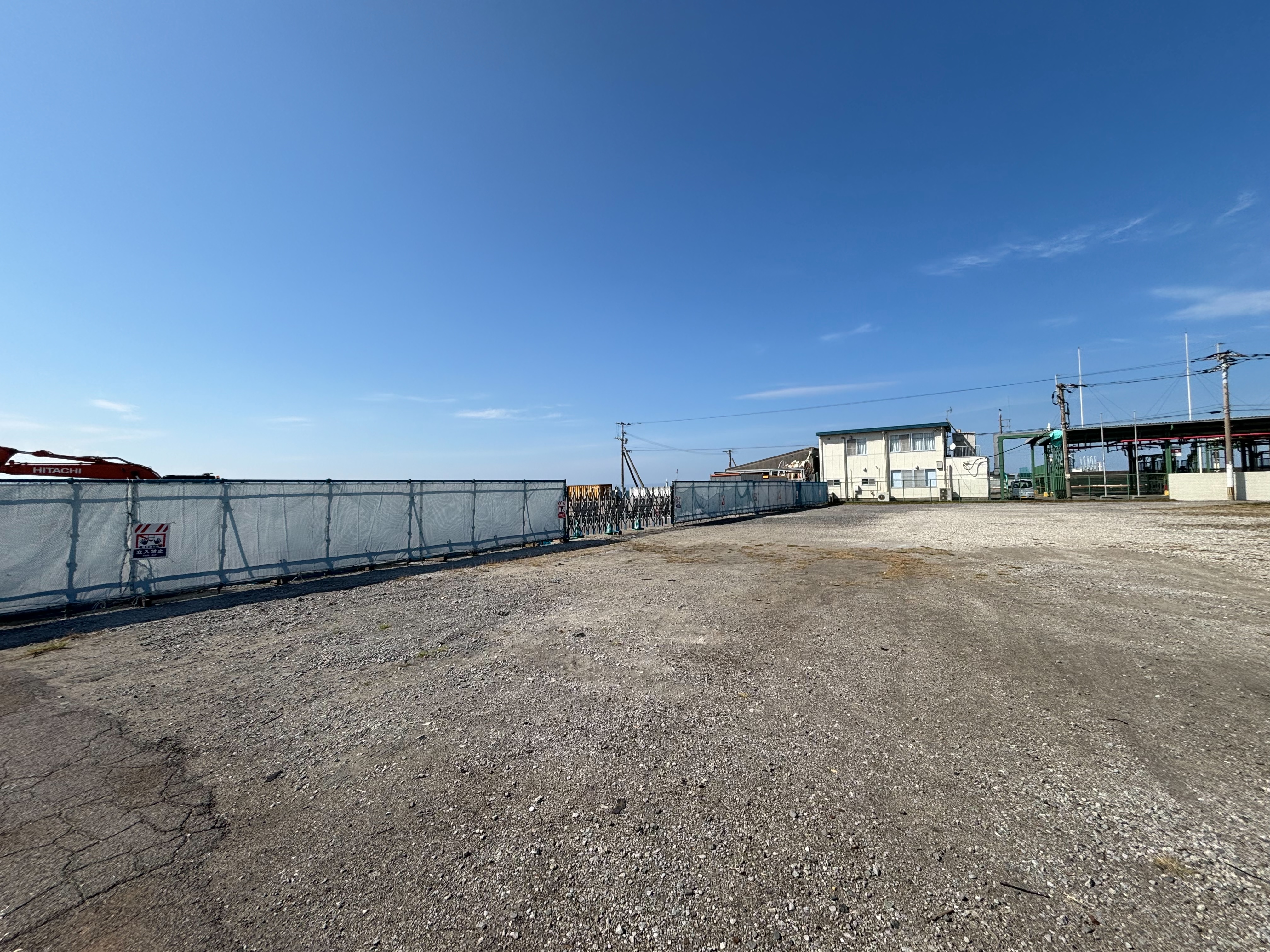日吉原工業団地 - 先端は港湾関係者が使用開始し、立ち入りできなくなった。