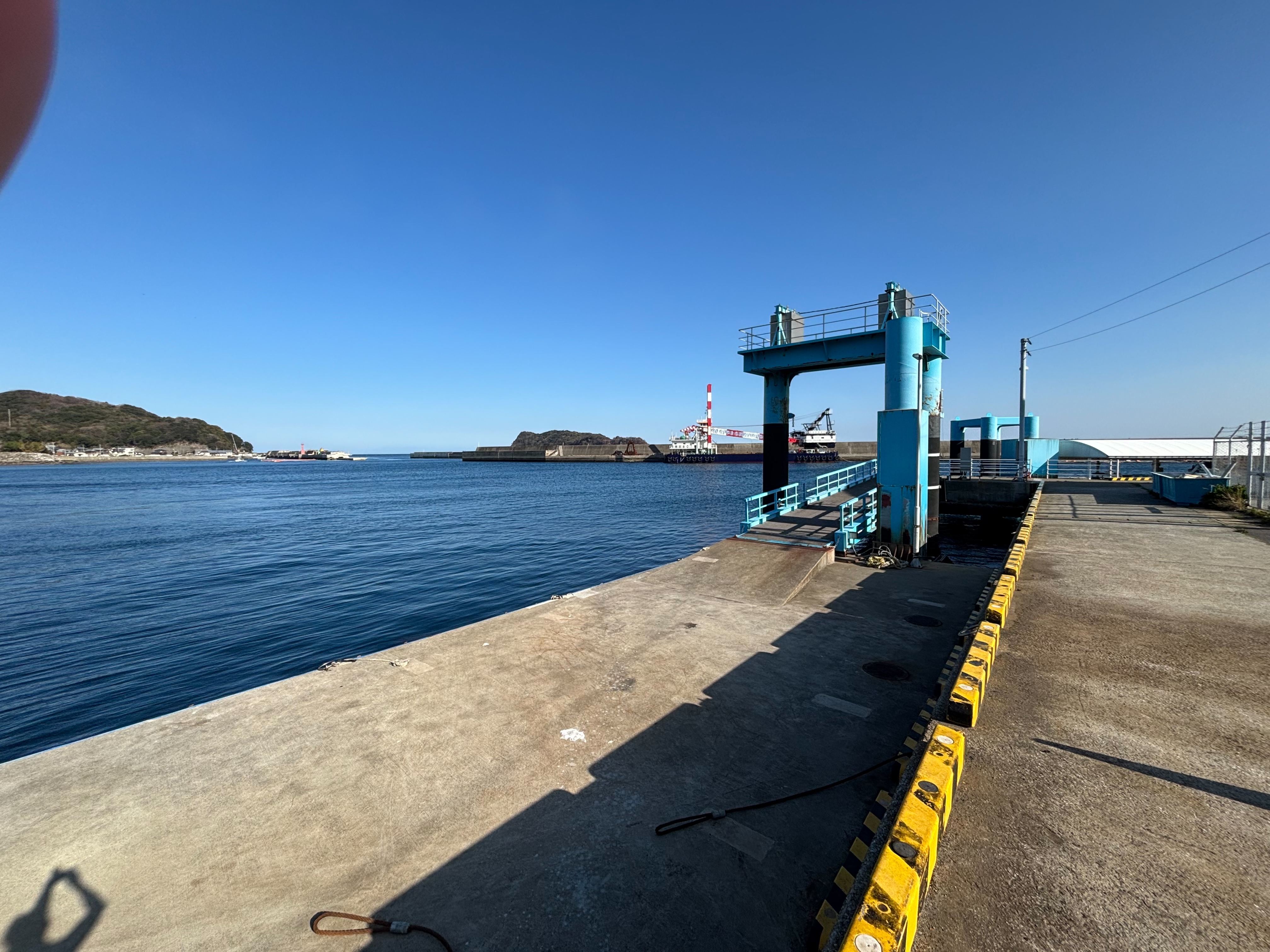 佐賀関漁港 - ここは立入禁止である。